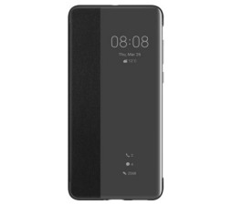 Slika 2 izdelka: Huawei original preklopna torbica Smart View za Huawei P40 črna z okenčkom