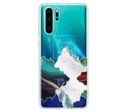 Slika 2 izdelka: Huawei original prozoren ovitek Glacial Fairyland za Huawei P30