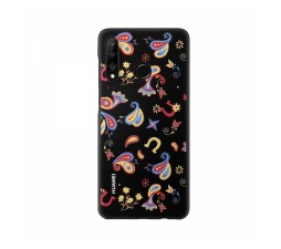 Slika izdelka: Huawei original silikonski ovitek Floral za Huawei P30 Lite - črn