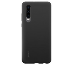 Slika 2 izdelka: Huawei original silikonski ovitek za Huawei P30 - črn