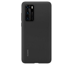 Slika 2 izdelka: Huawei original silikonski ovitek za Huawei P40 - črn