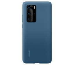 Slika 2 izdelka: Huawei original silikonski ovitek za Huawei P40 Pro - moder