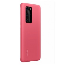 Slika 2 izdelka: Huawei original silikonski ovitek za Huawei P40 Pro - rdeč