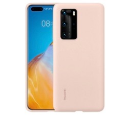 Slika 2 izdelka: Huawei original silikonski ovitek za Huawei P40 Pro / PLus - roza