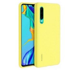 Slika 2 izdelka: Huawei original silikonski ovitek za Huawei P30 - rumen