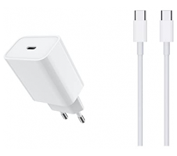 Slika izdelka: Jellico hišni polnilec C35 Quick Charge 25W vhod Type C s kablom Type C - Original (EU Blister) bel