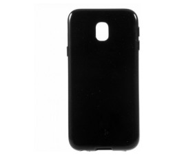 Slika 2 izdelka: Jelly tanek silikonski ovitek za Samsung Galaxy J3 2017 J330 - črn