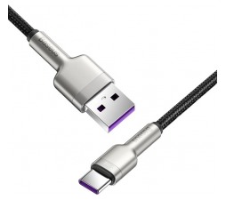 Slika 2 izdelka: Kabel BASEUS Cafule Metal Type-A/Type-C, 11V/6A / 66W / FC / 2m (črn)