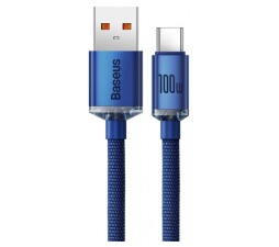 Slika 2 izdelka: Kabel BASEUS Crystal Shine Series Type-A/Type-C, 20V/5A / 100W / FC / 2m (moder)