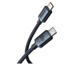 Slika 2 izdelka: Kabel BASEUS Crystal Shine Series Type-C/Type-C, 5A / 100W / FC / 2m (črn)