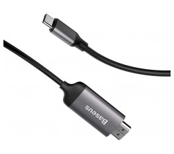 Slika 2 izdelka: Kabel BASEUS video 4K USB Type-C -> HDMI, 1,8m (črn)