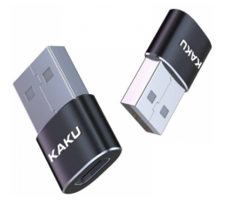 Slika izdelka: Kakusiga OTG adapter KSC-530 za prenos podatkov iz USB na Type C univerzal ČRN