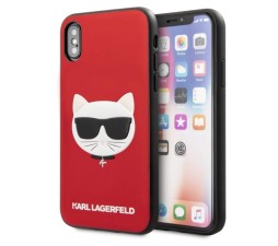 Slika izdelka: KARL LAGERFELD KLHCI8GLRE za iPhone 7, 8, SE 2 rdeča zaščita - Choupette s Head