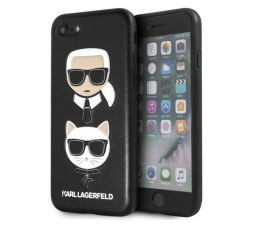 Slika izdelka: KARL LAGERFELD KLHCI8KICKC za iPhone 7 / 8 / SE 2 (2020) črna trda zaščita - Karl and Choupette