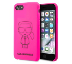 Slika izdelka: KARL LAGERFELD KLHCI8SILFLPI za 7 ali 8 ali SE 2 (2020) pink silikonska zaščita - Karl Full Body Iconic
