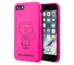 Slika 2 izdelka: KARL LAGERFELD KLHCI8SILFLPI za 7 ali 8 ali SE 2 (2020) pink silikonska zaščita - Karl Full Body Iconic