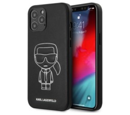 Slika 2 izdelka: KARL LAGERFELD KLHCP12LPCUIKWH za iPhone 12 Pro Max črna trda zaščita - Karl Iconic