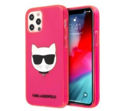 Slika 2 izdelka: KARL LAGERFELD KLHCP12MCHTRP za iPhone 12 / 12 Pro pink silikonska zaščita - Choupetts head