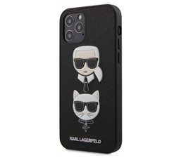 Slika 2 izdelka: KARL LAGERFELD KLHCP12MSAKICKCBK za iPhone 12 ali 12 Pro črna trda zaščita - Karl and Choupette