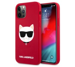Slika 2 izdelka: KARL LAGERFELD KLHCP12MSLCHBK za iPhone 12 Pro rdeča silikonska zaščita - Choupetts head