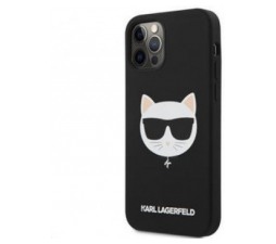 Slika 2 izdelka: KARL LAGERFELD KLHCP12MSLCHBK za iPhone 12 Pro črna silikonska zaščita - Choupetts head