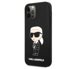 Slika 2 izdelka: KARL LAGERFELD KLHCP12MSNIKBCK za iPhone 12 / 12 Pro črn silikonska zaščita - IML NFT  Karls Full Body