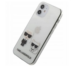 Slika izdelka: KARL LAGERFELD KLHCP12SCKTR za iPhone 12 mini prozorna trda zaščita - Karl and Choupette