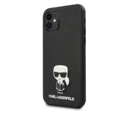 Slika izdelka: KARL LAGERFELD KLHCP12SIKMBBK za iPhone 12 Mini črna trda zaščita - Karl  Iconic