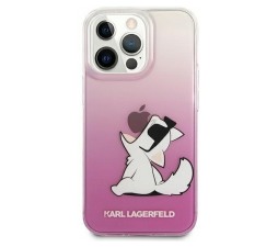 Slika izdelka: KARL LAGERFELD KLHCP13LCFNRCPI za iPhone 13 Pro prozorno pink zaščita - Choupette Fun