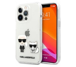 Slika izdelka: KARL LAGERFELD KLHCP13LCKTR za iPhone 13 Pro prozorna zaščita - Karl and Choupette