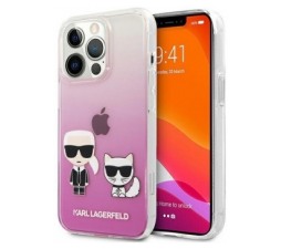 Slika 2 izdelka: KARL LAGERFELD KLHCP13LCKTRP za iPhone 13 Pro prozorno pink zaščita - Full Body