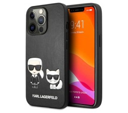 Slika izdelka: KARL LAGERFELD KLHCP13LPCUSKCBK za iPhone 13 Pro črna trda zaščita - Karl and Choupette