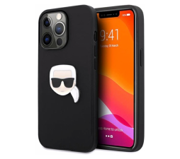 Slika izdelka: KARL LAGERFELD KLHCP13LPKMK za iPhone 13 Pro črna trda zaščita - Karls Head 3D