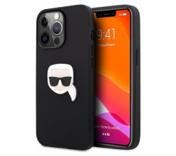 Slika 2 izdelka: KARL LAGERFELD KLHCP13LPKMK za iPhone 13 Pro črna trda zaščita - Karls Head 3D