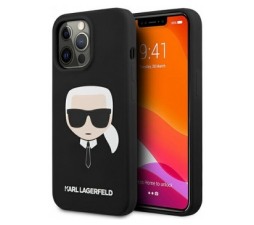 Slika 2 izdelka: KARL LAGERFELD KLHCP13LSLKHBK za iPhone 13 Pro črn silikonska zaščita - Karls Head