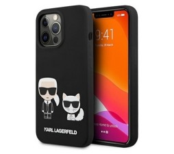 Slika izdelka: KARL LAGERFELD KLHCP13LSSKCK za iPhone 13 Pro črn silikonska zaščita - Full Bodies