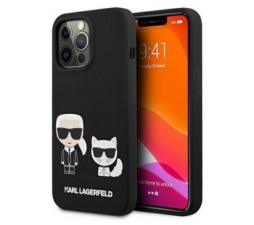 Slika 2 izdelka: KARL LAGERFELD KLHCP13LSSKCK za iPhone 13 Pro črn silikonska zaščita - Full Bodies