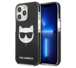 Slika 2 izdelka: KARL LAGERFELD KLHCP13LTPECK za iPhone 13 Pro črna silikonska zaščita - Choupetts head
