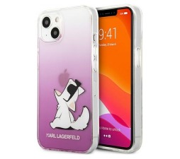 Slika izdelka: KARL LAGERFELD KLHCP13MCFNRCPI za iPhone 13 6.1 prozorno pink zaščita - Choupette Fun
