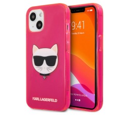 Slika izdelka: KARL LAGERFELD KLHCP13MCHTRP za iPhone 13 6.1 pink silikonska zaščita - Choupetts head