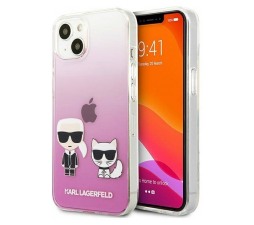 Slika izdelka: KARL LAGERFELD KLHCP13MCKTRP za iPhone 13 6.1 prozorno pink zaščita - Full Body