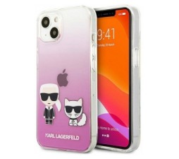 Slika 2 izdelka: KARL LAGERFELD KLHCP13MCKTRP za iPhone 13 6.1 prozorno pink zaščita - Full Body