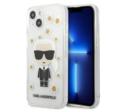 Slika izdelka: KARL LAGERFELD KLHCP13MHFLT za iPhone 13 6.1 prozorna Flower zaščita - Karls Full Body
