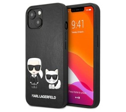 Slika izdelka: KARL LAGERFELD KLHCP13MPCUSKCBK za iPhone 13 6.1 črna trda zaščita - Karl and Choupette