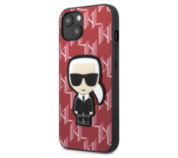 Slika 2 izdelka: KARL LAGERFELD KLHCP13MPMNIKPI za iPhone 13 6.1 rdeča zaščita - Monogram ikonik
