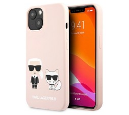 Slika izdelka: KARL LAGERFELD KLHCP13MSSKCI za iPhone 13 6.1 roza silikonska zaščita - Full Bodies Icon