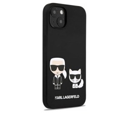 Slika izdelka: KARL LAGERFELD KLHCP13MSSKCK za iPhone 13 6.1 črn silikonska zaščita - Full Bodies