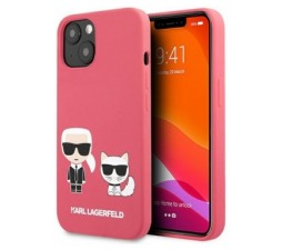 Slika 2 izdelka: KARL LAGERFELD KLHCP13MSSKCP za iPhone 13 6.1 pink silikonska zaščita - Full Bodies