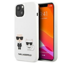 Slika izdelka: KARL LAGERFELD KLHCP13MSSKCW za iPhone 13 6.1 bela silikonska zaščita - Full Bodies
