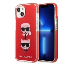 Slika izdelka: KARL LAGERFELD KLHCP13MTPE2TR za iPhone 13 6.1 rdeča silikonska zaščita - Heads